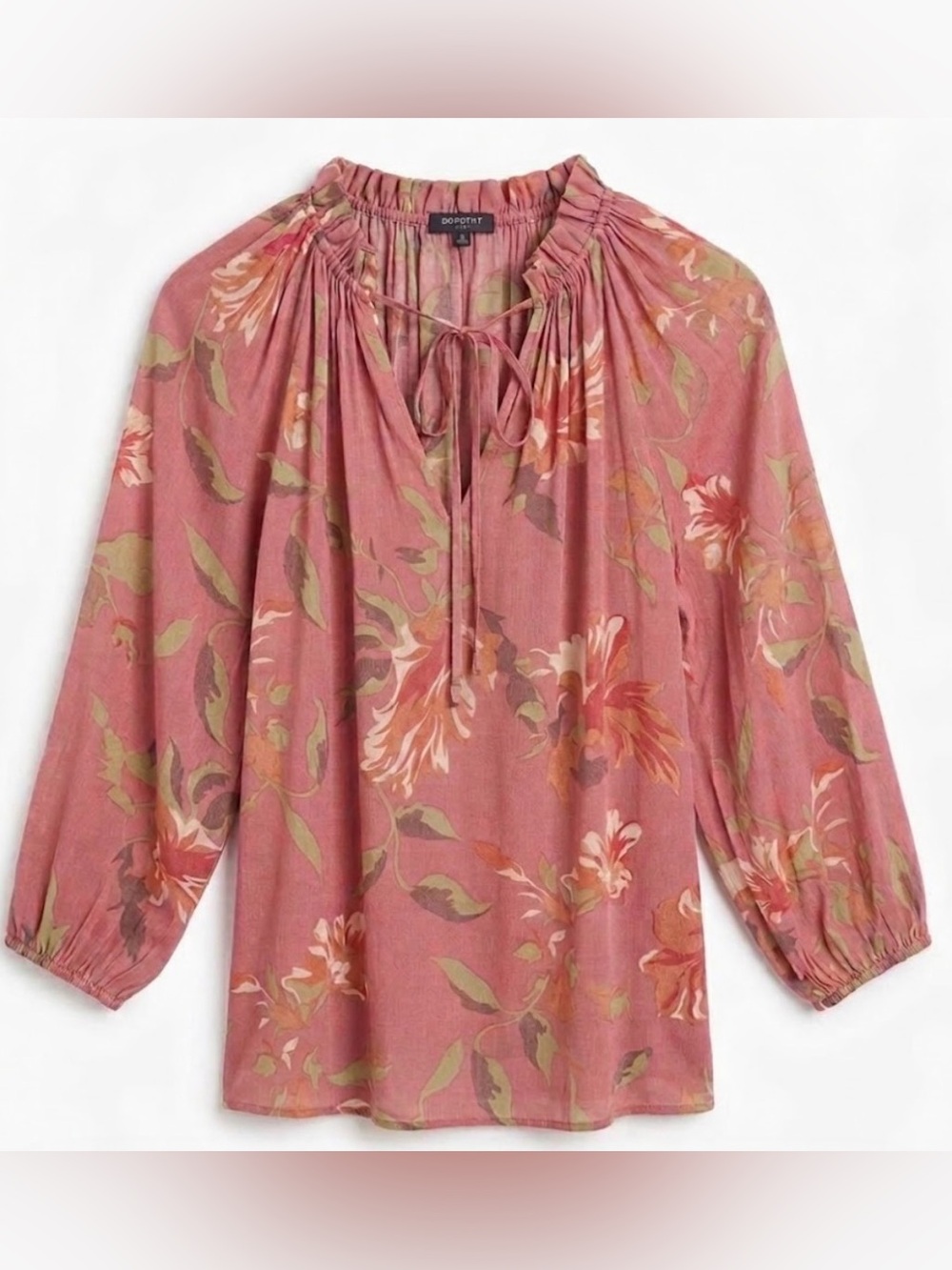 Aspen Floral Blouse in Pink